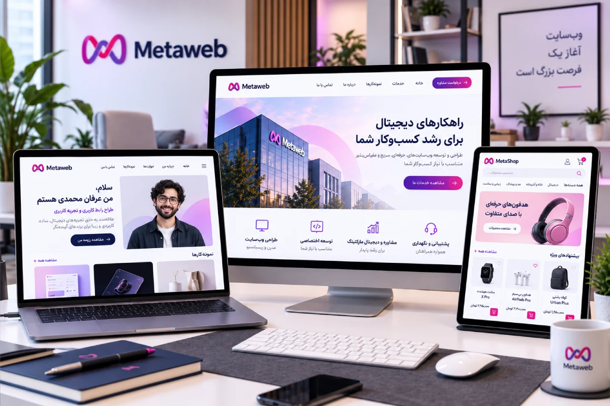 تفاوت سایت شرکتی، فروشگاهی و شخصی